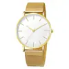 Reloj para Hombre Geneva de Venta Caliente Ultra Delgado Simple con Correa de Malla Reloj para Hombre Venta Caliente de Comercio Exterior Reloj para Hombre Venta al por Mayor