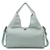 Bolsa de Yoga para Mujer, Bolsa de Fitness con Separación Seca y Húmeda, Bolso de Hombro Cruzado, Bolsa de Viaje de Gran Capacidad, Venta al por Mayor con Impresión de Logo