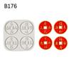 Afortunado, buena suerte, seguro, feliz, rico, longevidad, monedas de cobre vintage Nanshan, bendición, molde para decoración de pasteles