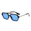 Nuevas Gafas de Sol Aviador de Doble Puente Transfronterizas para Mujer, Gafas de Celebridad de Internet, Accesorios de Moda, Gafas de Sol Anti-UV para Hombre