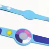 Pulsera de prueba de intensidad UV con línea fotosensible, suministros creativos para viajes de verano al aire libre en la playa, pegamento flexible de PVC