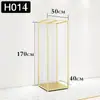 Estante de Exhibición para Tienda de Ropa, Estante de Exhibición de Pie para Colgar de Lado en Tienda de Ropa para Mujer, Estante de Arte de Hierro, Estante de Ropa de Doble Capa Color Dorado