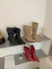 Botines Elegantes de Punta Fina para Mujer 2026, Nuevo Estilo Fruncido con Tacón de Aguja, Botas Ajustadas de Media Pantorrilla