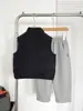 Valle del Viento 2026 Invierno Nuevo Estilo Coreano Chaleco Grueso con Cuello Alto en Capas para Niños, Elegante Chaleco Reversible para Niños