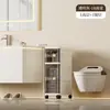 Gabinete de almacenamiento tipo cajón estante de huecos multicapa mesita de noche de dormitorio gabinete de almacenamiento de plástico para snacks y juguetes del hogar