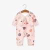 Ropa para Recién Nacidos Algodón Puro Primavera y Otoño Delgada de Manga Larga Ropa de Aire Acondicionado Pelele de Bebé Ropa de Monje Pijama de Bebé Cierre Cruzado