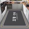 Alfombrilla de Barro Diatómico para Piso Dibujos Animados Divertidos Texto Absorbente Secado Rápido Baño Resistente al Desgaste Felpudo para el Hogar Cocina Alfombrilla de Piso Tienda Completa