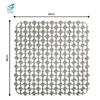 Yide - Alfombrilla multifuncional para fregadero de cocina, alfombrilla para escurrir cuencos y palillos, alfombrilla cuadrada de PVC antideslizante con forma de gota de agua