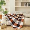 Manta de franela con estampado de rayas KS manta exclusiva transfronteriza para sofá manta manta de oficina manta para siesta comercio exterior