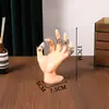 Soporte de Exhibición de Anillos de Joyería Moldeados a Mano de PVC Soporte de Exhibición de Adornos de Pulsera Exhibidor de Mostrador de Joyería Soportes de Accesorios Puesto Callejero