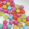 Accesorios para joyería hechos a mano DIY lindo brillo estrella de cinco puntas pegatinas para teléfono móvil pasador anillo pendiente material