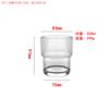 Vidro para uísque empilhável em camadas direto da fábrica, design de vidro, copo para beber, copo de vinho estrangeiro, copo para bebida fria, xícara de café