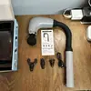 Gancho curvo en forma de U pistola de fascia, masajeador eléctrico, silencioso, para relajación muscular y fitness, longitud extendida para masaje de espalda, LCD multivelocidad, venta al por mayor