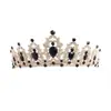 Tocados de Novia Transfronterizos Europeos y Americanos Corona Grande Moda Corona de Cristal Diadema para Fiesta de Cumpleaños Diadema de Reina Retro