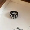 Pulsera Ovalada Abierta y Anillo de Resina de Lujo Ligero Europeo y Americano con un Diseño Único, Joyería Exquisita y Versátil