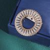 Nuevo Clip de Lujo para Pañuelo de Seda, Broche Decorativo de Nudo de Dobladillo de Ropa de Alta Gama, Sujetador para Traje de Mujer, Broche Multifuncional