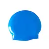 Gorro de Natación para Adultos de Silicona Sin Costuras Impermeable Listo para Usar del Fabricante, Gorro de Natación Impermeable Montado en la Cabeza, Gorro de Natación con Logo Impreso al por Mayor