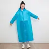 Impermeable EVA no desechable al por mayor, engrosado y alargado, impermeable y a prueba de viento, impermeable de una pieza para senderismo y viajes al aire libre para adultos