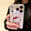 Funda de Teléfono Rosa Claro con Lazo y Temática de Gato para Apple 17 Pro Max, Diseño de Alta Gama para Niñas, Compatible con 16/15/14