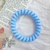 Goma para el pelo de cordón de teléfono de verano Dopamina Simple Versátil Cuerda para coleta de pelo Alta Elasticidad Banda para el pelo Goma para el pelo