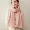Cachecol 100% Caxemira Pura Macio Fofo Leve Proteção Contra Frio Cachecol Médio-Longo Cachecol Simples Versátil Polaina de Pescoço para Exterior