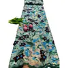 Tela de Malla Bordada Floral con Lentejuelas y Bordado de Tubo de Cuentas Encaje Tela de Lentejuelas Vestido de Boda Vestido de Banquete