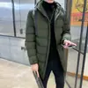 Abrigo de Algodón Nueva Chaqueta con Capucha de Longitud Media Estilo Japonés Retro Tendencia Chaqueta Moda Holgada Casual