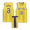 Suministro directo de fábrica Camiseta James Kobe No. Camiseta de baloncesto para adultos con estampado de secado rápido para entrenamiento de competición infantil.