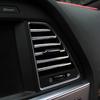 Ar condicionado do carro saída de ar decorativo tira clipe modificado interior suprimentos em forma de U galvanoplastia brilhante tira cromada cor Universal