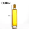 Botellas de vidrio al por mayor para aceite 250 ml 500 ml botellas de aceite de camelia aceite de oliva aceite de nuez aceite de perilla botellas de vidrio dispensadoras