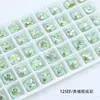 Diamante para Nail Art Dongzhou Autêntico 10mm Quadrado Gordo Fundo Pontiagudo Diamante para Joias DIY Acessórios Diamante de Vidro Colorido Revestido Brilhante Lote