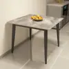 Conjunto de Mesa e Cadeiras de Pedra Quadrada para Sala de Jantar para Casa, Luxo Leve, Simples, Moderno, Mesa de Jantar Quadrada para Apartamentos Pequenos, Mesa Simples