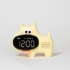 Reloj despertador con alarma de cinco grupos y carga USB, reloj electrónico inteligente para niños.