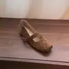 Zapatos Mary Jane de ballet estilo coreano con lunares y puntera cuadrada para mujer, que aumentan la altura, nueva colección de otoño 2026, versátiles para combinar con vestidos
