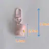 Corrente de Celular de Capivara Tridimensional para Meninas, Pingente de Mochila de Estudante, Acessório Chaveiro de Capivara, Chave do Carro