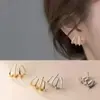 Lote Misto Brincos Populares para Mulheres, Brincos de Luxo de Alta Qualidade, Mesmo Estilo do Tiktok, Versão Coreana, Brincos de Flor de Pérola, Nicho e Versátil