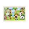 Rompecabezas de madera de 30 piezas y 60 piezas transfronterizo, juguete para niños, rompecabezas de animales de dibujos animados, rompecabezas, rompecabezas, bebé, rompecabezas de educación temprana, regalo