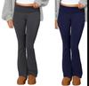 Calça Casual Flare Elegante de Cintura Larga Emagrecedora, Slim-Fit Versátil da Moda Europeia e Americana, Mais Vendida da Amazon 2026, Transfronteiriça