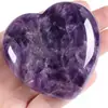 Venda Quente Transfronteiriça 6cm Pedra Preciosa Natural Coração de Cristal Rosa Pedra Bruta em Forma de Pêssego Ornamento DIY