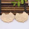 Accesorios antiguos para bricolaje 35 * 40 mm cobre fundido dorado colgante de candado electrochapado con retención de color horquilla colgante con borlas material para horquilla