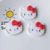 Bonito Arco Gato Biscoito Resina Jóias Acessórios Furo Sapatos Fivela Decorativa Caso Do Telefone Móvel Diy Material Pj104