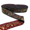 Fita de Jacquard Tecido 2,5cm Acessórios de Cortina Renda Roupa Antiga Bordado Estilo Étnico Palco Almofada Têxteis para o Lar