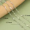 Corrente Geométricas Simples Europeia e Americana Estilo Ins Transfronteiriço Galvanizada Ouro Real 18K Corrente Solta para DIY Colar Pulseira Venda Direta da Fábrica