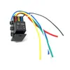 Relé Eletromagnético CC Automotivo 12V24V40A Canal Único Controle Holofote Caixa Suporte Um-para-Três com Terminais