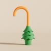 Tapón de Puerta de Árbol de Navidad de Color Contrastante, Pestillo de Puerta de Seguridad Infantil Anti-pellizco, Tapón de Puerta de Silicona, Clip de Puerta de Dibujos Animados para Bebé