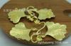 Acessórios para joias artesanais DIY pingente de folha de ginkgo em cobre fundido pingente de flor de ginkgo verso com múltiplos furos