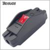 308 Interruptor en Línea Cable de Extensión Interruptor de Barco Alta Corriente Doble Cuchilla Balancín de Dos Velocidades de Cuatro Patas Interruptor Impermeable con Luz