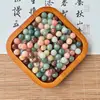 Pequenas contas de cabaça estilo fresco, esculturas de raiz de Bodhi, acessórios para pulseiras DIY feitos à mão, peças com contas prontas para atacado