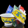 Cuenco de Cerámica de Xizang con Ocho Tesoros, Cuenco para Mesa de Restaurante, Cuenco Auspicioso de Ofrenda Estilo Xizang Ocho Estilos Étnicos, Taza de Té, Cuenco de Arroz con Té de Mantequilla