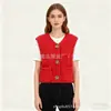 Nuevo Chal de Punto Grueso de Cuello Redondo de un Solo Botón para Mujer, Color Café Casual Holgado, Cardigan, Otoño/Invierno 2026